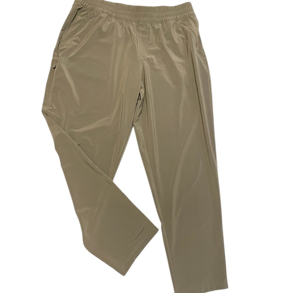 Columbia Pants Women XL Olive Omni Shade Joggers Draw String Elastic Waist